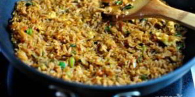 Рецепт жареного риса с соевым соусом