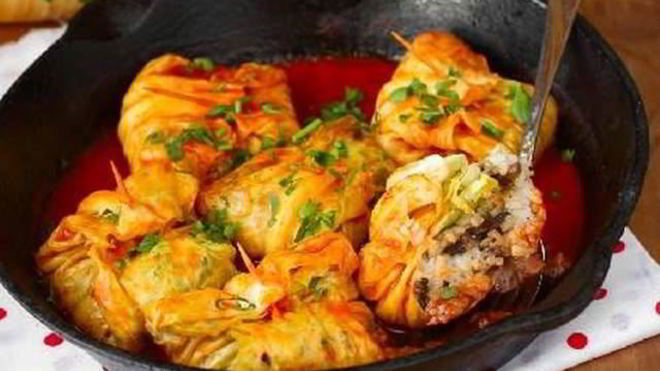 Рецепт ароматных голубцов с грибами