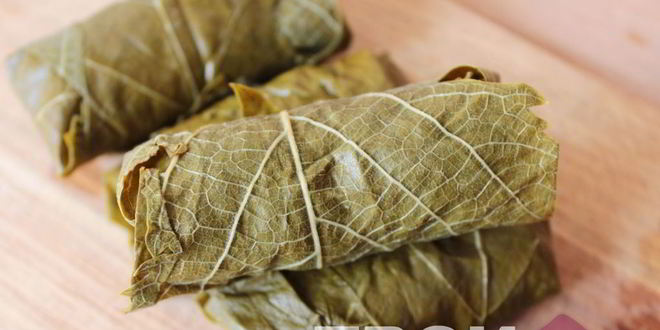 Рецепт долмы в виноградных листьях