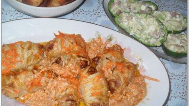 Рецепт голубцов из китайской капусты