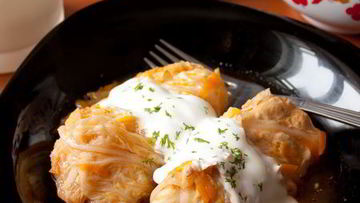 Рецепт Голубцов из курицы и пекинской капусты