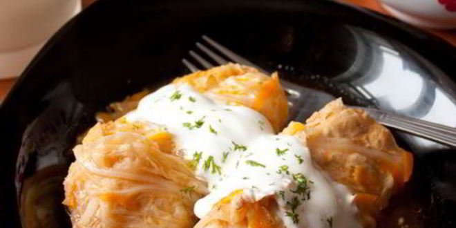 Рецепт Голубцов из курицы и пекинской капусты