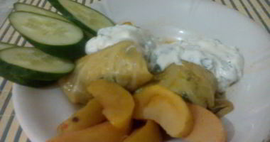 Рецепт Голубцов с айвой и яблоком