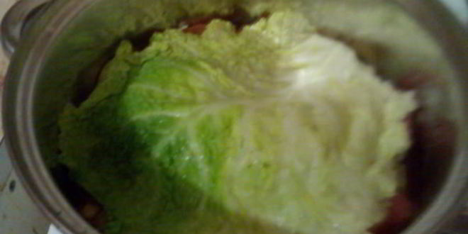 Рецепт голубцов с айвой и яблоком