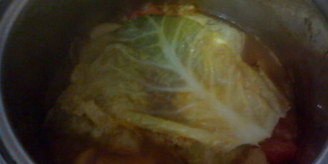 Рецепт голубцов с айвой и яблоком