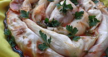 Рецепт Голубцов с фасолью в томатном соусе