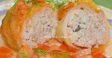 Рецепт Голубцов с мясом, рисом и грибами