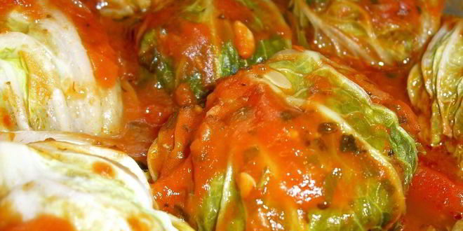 Рецепт Голубцов с пекинской капустой для лентяев