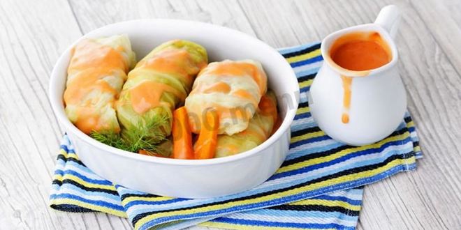 Рецепт Голубцов с подливом в кастрюле