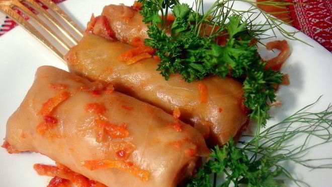 Рецепт голубцов со свининой