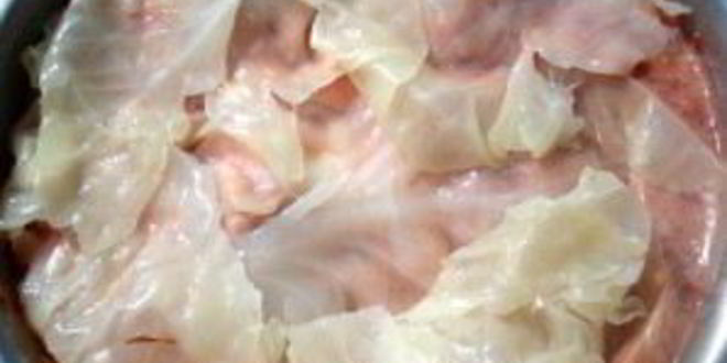 Рецепт голубцов со свининой