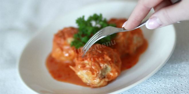 Рецепт Ленивых голубцов без масла