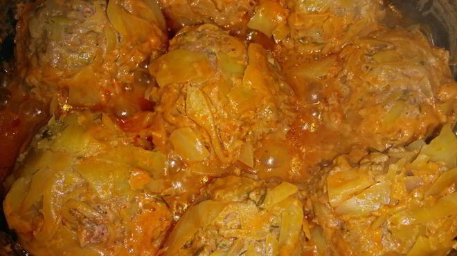 Рецепт ленивых голубцов без риса