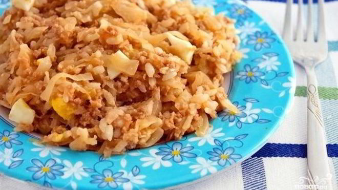 Рецепт ленивых голубцов для детей