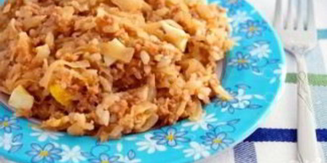 Рецепт ленивых голубцов для детей