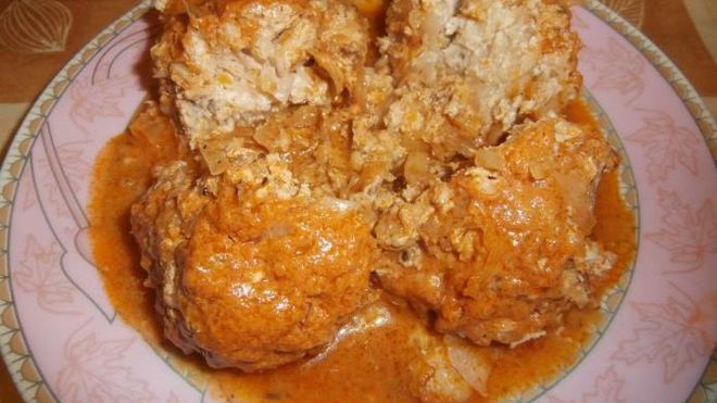 Рецепт ленивых голубцов из куриного фарша