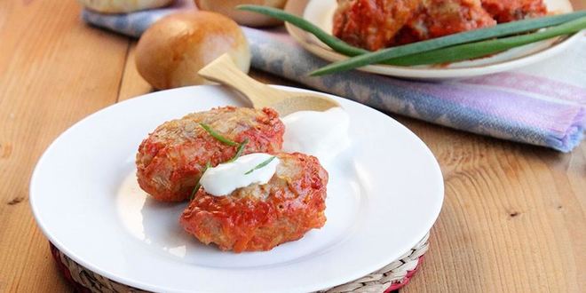 Рецепт Ленивых голубцов с фаршем и капустой в духовке