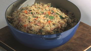 Рецепт Ленивых голубцов с курицей