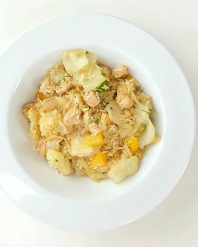 Рецепт ленивых голубцов с курицей