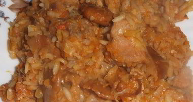 Рецепт Ленивых голубцов с лисичками и гузками индейки