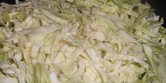 Рецепт ленивых голубцов с лисичками и гузками индейки