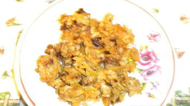 Рецепт ленивых голубцов