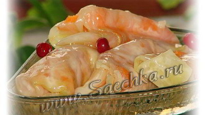 Рецепт маринованных голубцов