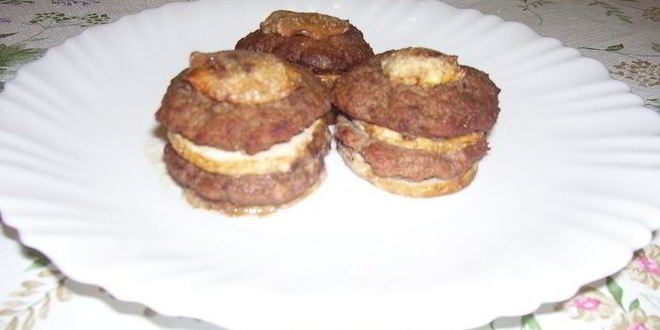 Рецепт Запеченных ленивых голубцов с шампиньонами