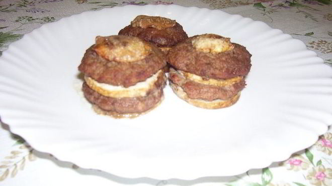 Рецепт запеченных ленивых голубцов с шампиньонами