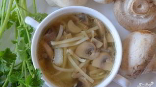 Рецепт Грибной лапши