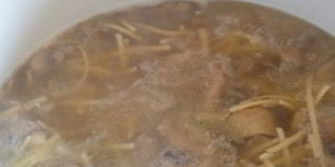 Рецепт грибной лапши