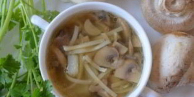 Рецепт грибной лапши