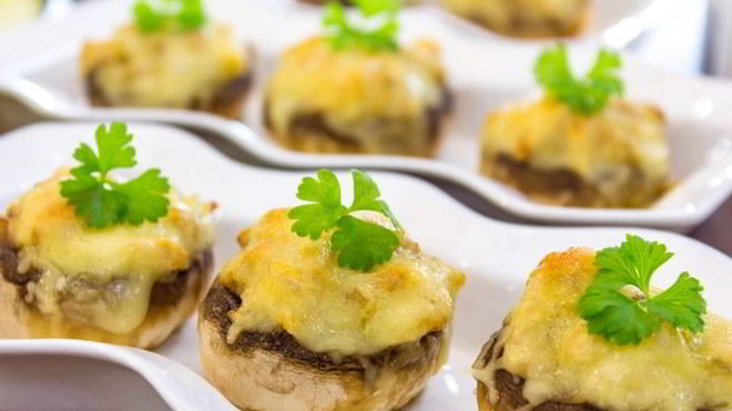 Рецепт фаршированных шампиньонов