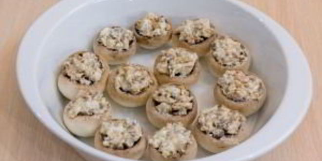 Рецепт фаршированных шампиньонов