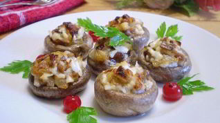 Рецепт Грибов фаршированных в духовке