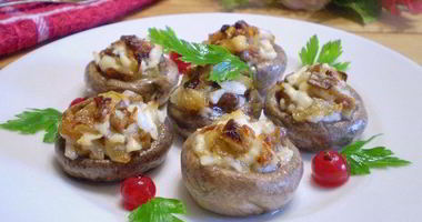 Рецепт Грибов фаршированных в духовке