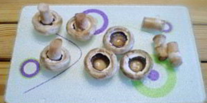 Рецепт грибов фаршированных в духовке