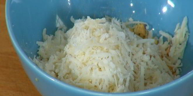 Рецепт грибов на гриле с нутом и баклажанами