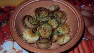 Рецепт Грибов с чесноком