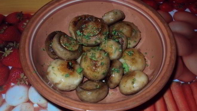 Рецепт грибов с чесноком