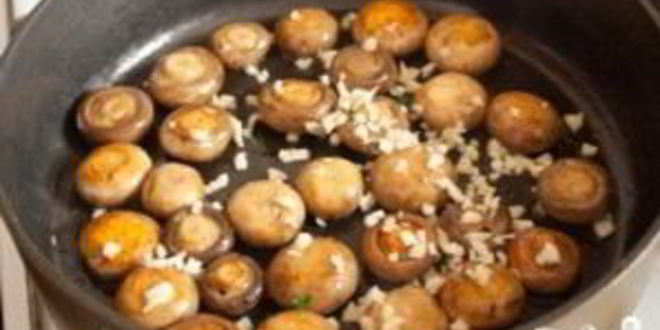 Рецепт грибов с чесноком