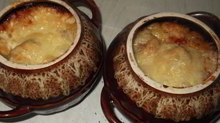 Рецепт Грибов с картофелем способом огратен