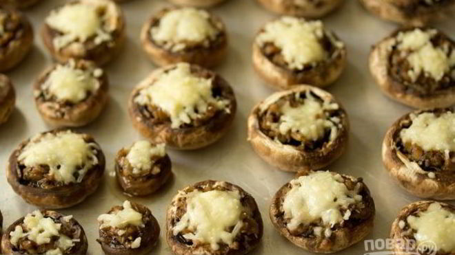 Рецепт грибов шампиньоны в духовке