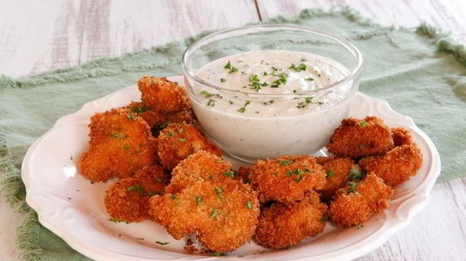 Рецепт грибов в панировке