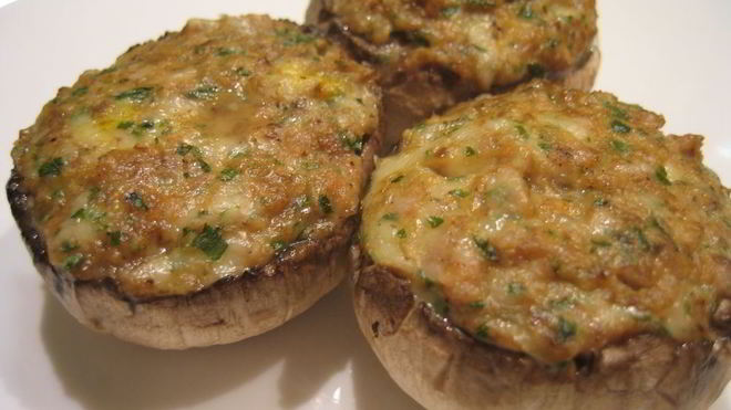 Рецепт шампиньонов фаршированных в духовке