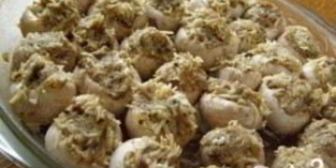Рецепт шампиньонов фаршированных в духовке