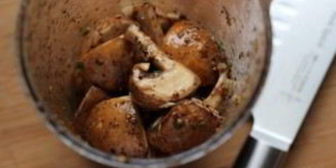 Рецепт шампиньонов на костре