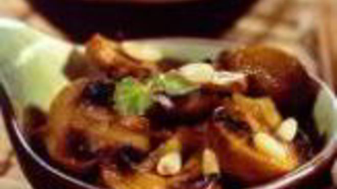 Рецепт шампиньонов с кедровыми орешками