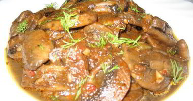 Рецепт Шампиньонов в томатно-чесночном соусе