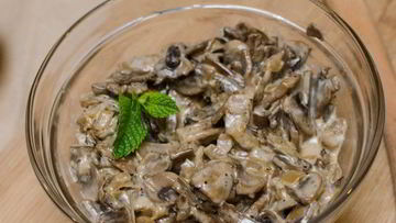 Рецепт Шампиньонов в вине